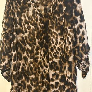 Leopard Print Women's Top